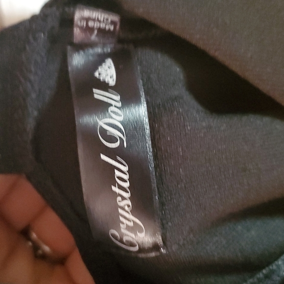 Prom Dress by Crystal Doll with toule peti skirt - Picture 2 of 11